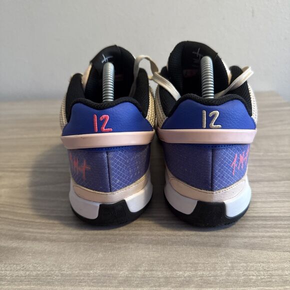 Nike Ja 1 Guava Ice Mens 7.5 Pink Blue Leather Shoes Sneaker Athletic Basketball - Picture 8 of 11